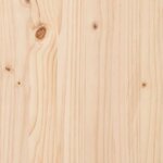vidaXL Boîte de jardin 101x50 5x46 5 cm bois massif de pin