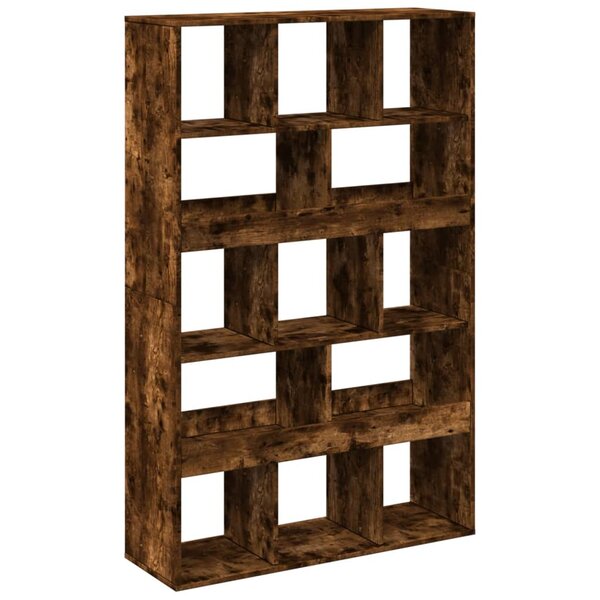 vidaXL Bibliothèque chêne fumé 100x33x156 5 cm bois d'ingénierie