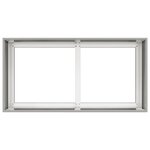 vidaXL Jardinière 80x40x40 cm acier inoxydable