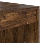 vidaXL Bureau Chêne fumé 80x50x76 cm Bois d'ingénierie