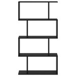 vidaXL Bibliothèque Chêne noir 70 x 24 x 129 cm Bois d'ingénierie