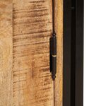 vidaXL Cabinet de chevet Marron Bois de mangue brut massif