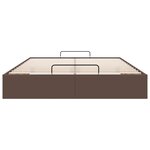 vidaXL Cadre de lit ottoman sans matelas marron 140x200 cm similicuir