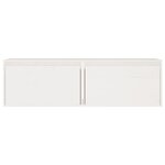 vidaXL Armoires murales 2 Pièces Blanc 60x30x35 cm Bois de pin massif