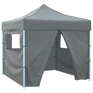 vidaXL Tente de fête 291 x 291 x 315 cm Anthracite Tissu Oxford