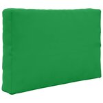 vidaXL Coussin de canapé d'extérieur 3 Pièces Vert Polyester