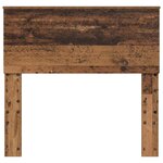 vidaXL Tête de lit Bois Ancien 90 cm Bois d'ingénierie