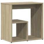 vidaXL Table d'appoint Chêne sonoma 50x30x50 cm Bois d'ingénierie