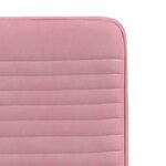 vidaXL Chaises à manger lot de 6 rose velours