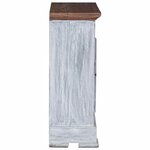 vidaXL Armoire de rangement 63 x 30 x 79 cm Bois de Mahogany Massif