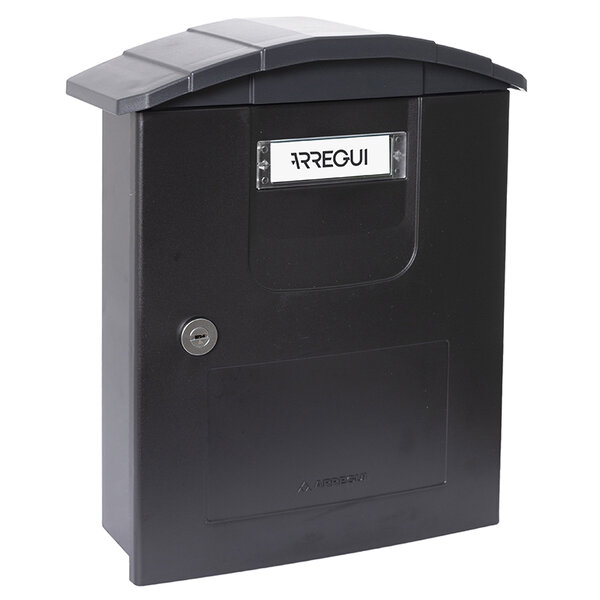 Boîte aux lettres en plastique Costa E5304 Robuste Anticorrosion Noir