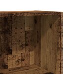 vidaXL Bibliothèque vieux bois 40x30x152 cm bois d'ingénierie