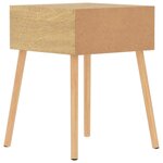 vidaXL Table de chevet Chêne sonoma 40x40x56 cm Bois d'ingénierie