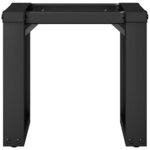 vidaXL Pieds de table basse cadre en O 40x40x33 cm fonte