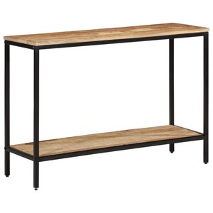 vidaXL Table console 100x35x70 cm bois de manguier massif brut