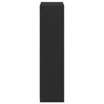 vidaXL Armoire Chêne noir 80 x 50 x 200 cm Bois d'ingénierie