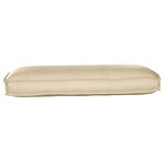 vidaXL Coussin de palette pour siège/dossier Beige 120x50x12 cm en tissu Oxford