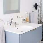 RIDDER Support de sèche-cheveux 14 x 12 7 x 6 5 cm Chrome 12070000