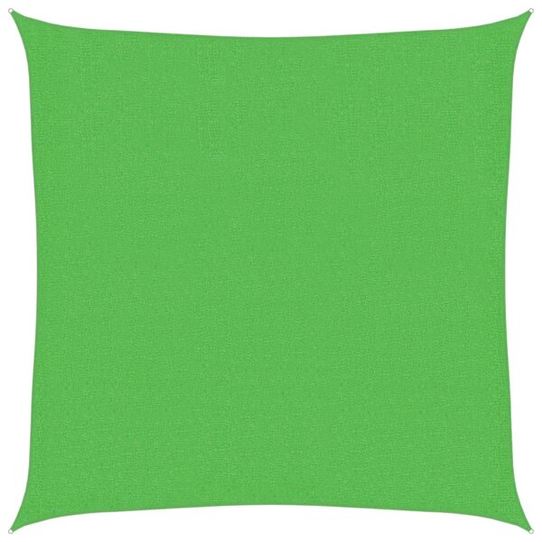 vidaXL Voile d'ombrage 160 g/m² Vert clair 2 5x2 5 m PEHD