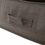 vidaXL Boîte de rangement avec fenêtre transparente 6 Pièces Gris