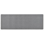 vidaXL Tapis de couloir Gris foncé 80x250 cm