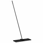 vidaXL Rateau de nivellement pour jardin Noir Acier enduit de poudre
