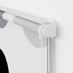 vidaXL Store enrouleur de douche avec cassette largeur du tissu 156 cm