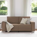 vidaXL Canapé Cappuccino 180 x 78 x 84 cm tissu