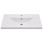 vidaXL Ensemble de meubles de bain 2Pièces céramique et bois d'ingénierie