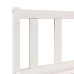 vidaXL Cadre de lit extra long sans matelas 80x220 cm bois massif pin