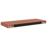vidaXL Étagère Murale 2 Pièces Rouge 60 x 23 x 4 cm Bois d'ingénierie