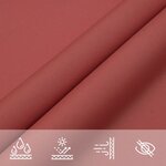 vidaXL Voile de parasol tissu oxford rectangulaire 2x3 5 m terre cuite