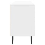vidaXL Meuble TV 150 x 31 x 50 cm Blanc brillant Bois d'ingénierie