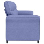 vidaXL Canapé 100  polyester  cadre en métal  MDF  Contreplaqué