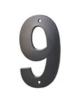 THIRARD - Chiffre 9 à visser  alliage  H.80mm  noir