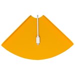 vidaXL Étagère Flottante d'Angle 4 pc Jaune moutarde 18 x 18 x 2 cm