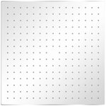 vidaXL Tête de douche plongeante carrée en acier inoxydable 40x40 cm