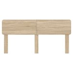 vidaXL Tête de lit Chêne Sonoma 200 cm Bois d'ingénierie