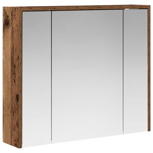 vidaXL Armoire Miroir de Salle de Bain Bois ancien 73 5 x 16 x 62 5 cm