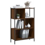 vidaXL Bibliothèque chêne marron 72x28x109 cm bois d'ingénierie