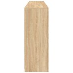 vidaXL Buffet avec lumières LED chêne sonoma 181 5x37x100 cm