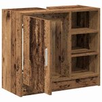 vidaXL Cabinet de Lavabo Bois Ancien 63 x 29 x 55 cm Bois d'ingénierie
