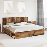 vidaXL Tête de lit Bois ancien Bois d'ingénierie