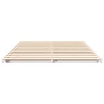 vidaXL Cadre de lit surélevé Blanc 140 x 220 cm Bois massif en pin
