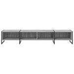 vidaXL Meuble TV Gris Sonoma 170 5 x 36 x 30 5 cm Bois d'ingénierie