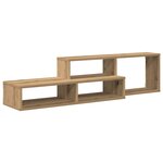 vidaXL SupportmuralpourTV 120x25x28 5cm Bois d'ingénierie