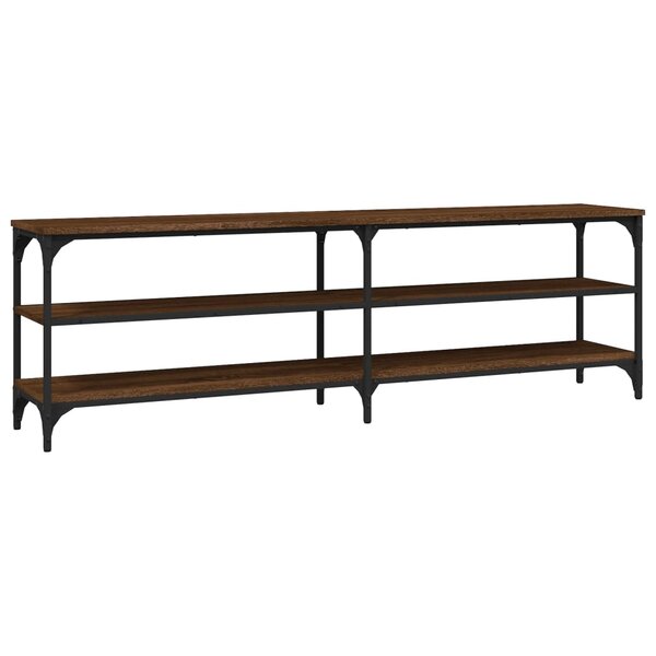 vidaXL Meuble TV chêne marron 160x30x50 cm bois d'ingénierie