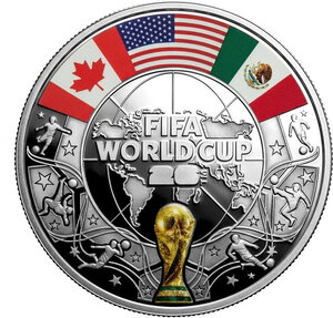 Monnaie FIFA WORLD CUP Argent 1000 Tenge Kazakhstan 2026