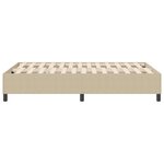 vidaXL Cadre de lit plateforme Vert gris 120 x 190 cm tissu