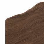 vidaXL Tête de lit Chêne brun 80 cm Bois d'ingénierie